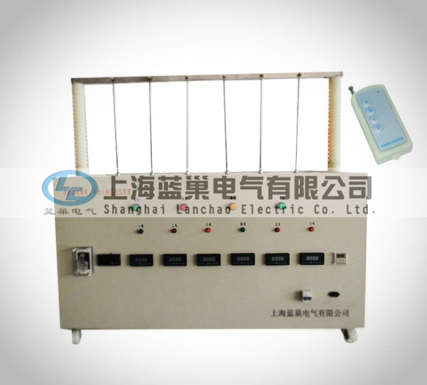 LCJX-6S遙控型絕緣靴絕緣手套耐壓儀是上海藍巢電氣根據(jù)國家電力公司發(fā)布的《電力安全工器具預防性試驗規(guī)程》要求，并遵從廣大用戶反饋意見，不斷改進而設計生產(chǎn)的絕緣靴（手套）批量試驗的專用設備